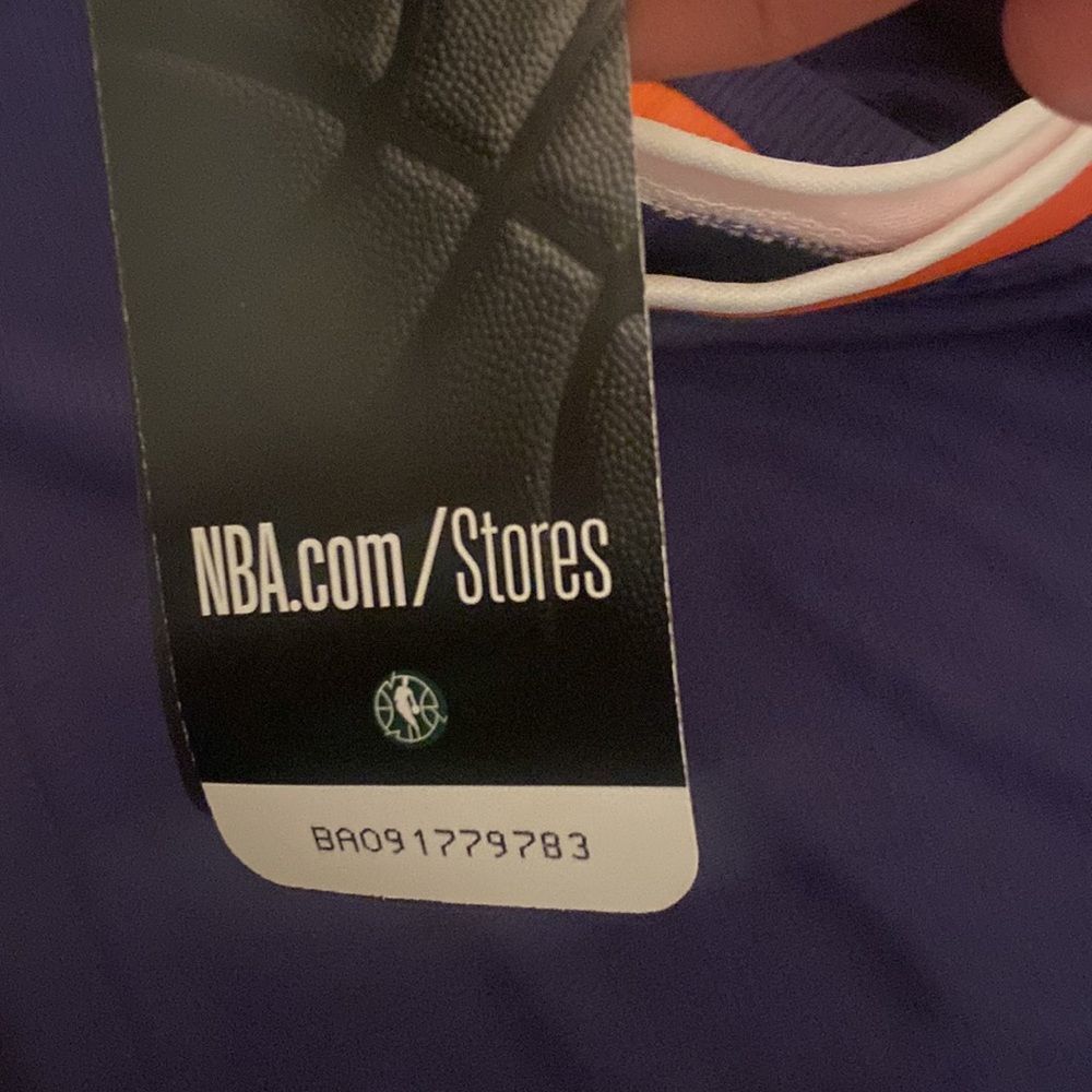 Fanatics Size Large Devin Booker Fastbreak #1 Jersey New w Tags - Picture 10 of 10